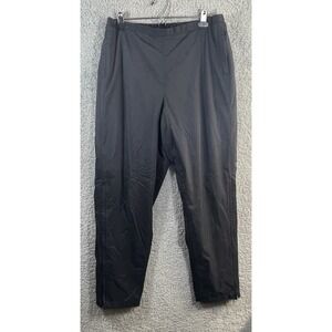 Nike Storm-Fit Black Nylon Wind Pants Elastic Waist Zip Pockets XL
